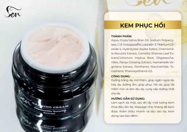 kem dưỡng phục hồi ban đêm calming cream